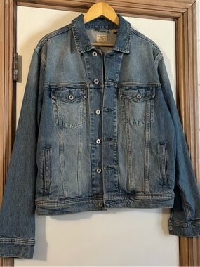 J Crew Large Men's Blue Denim Jacket